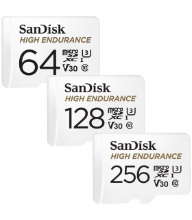 SanDisk HIGH Endurance MicroSD - 100% Dash Cam Memory