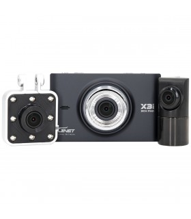 G-NET X3i - 3CH FullHD - ADAS - WiFi-GPS - IR TAXI Dash Cam