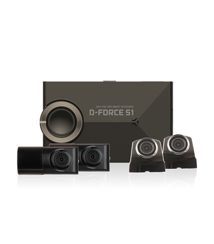 G-NET D-FORCE S1-4CH-GPS-WiFi-HDR-Cloud DashCam-sectorcam.it