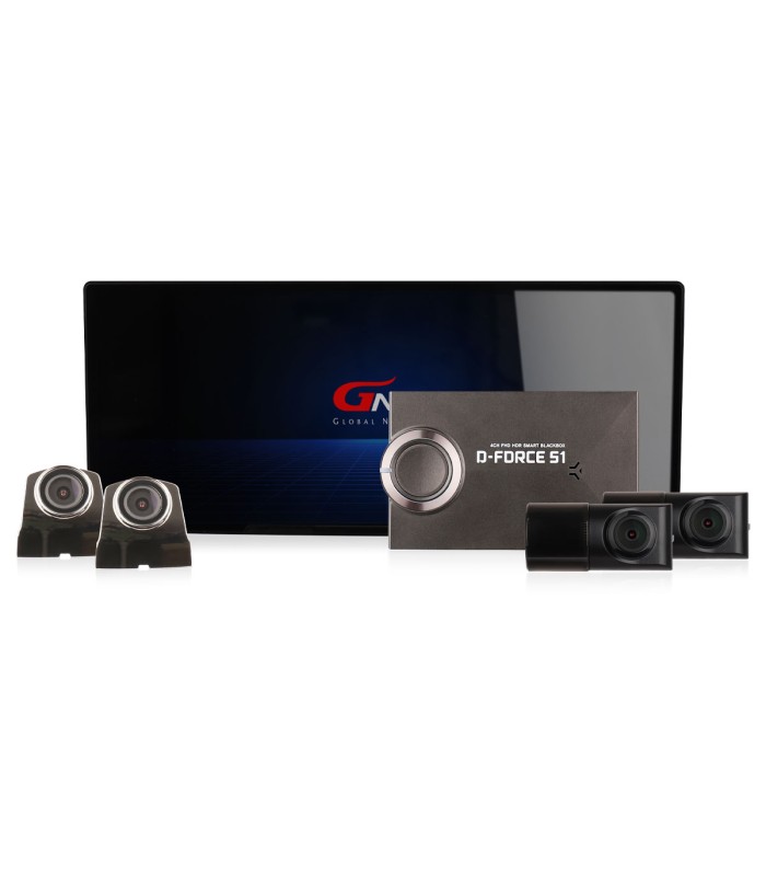 G-NET D-FORCE S1 - 4CH - Van & Camper Cloud DashCam - FullHD-GPS-WiFi-HDR