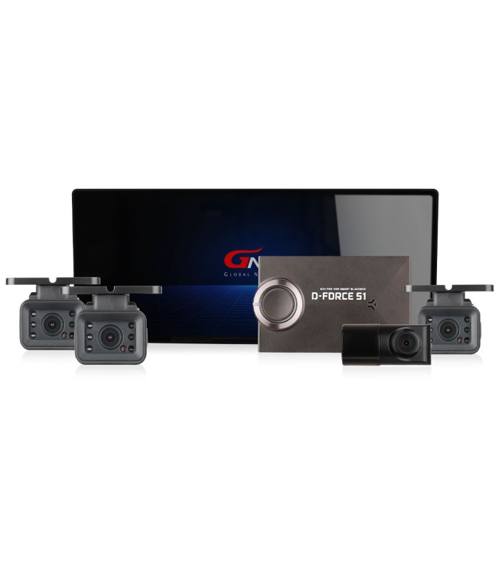 G-NET D-FORCE S1 - 4CH - Truck & Camper Cloud DashCam - FullHD-GPS-WiFi-HDR