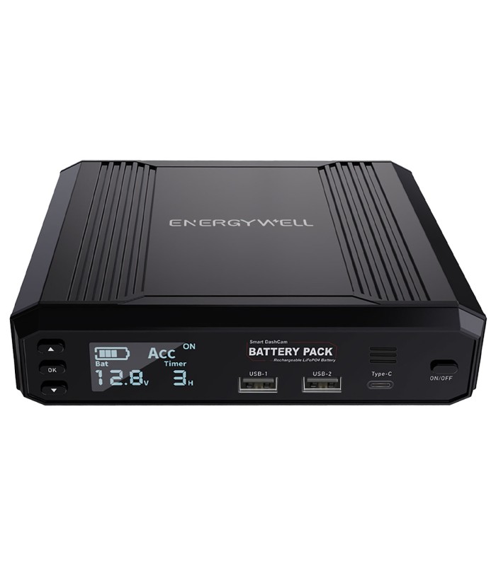 EnergyWell P6 - Batteria per DashCam - 8000mAh-sectorcam.it