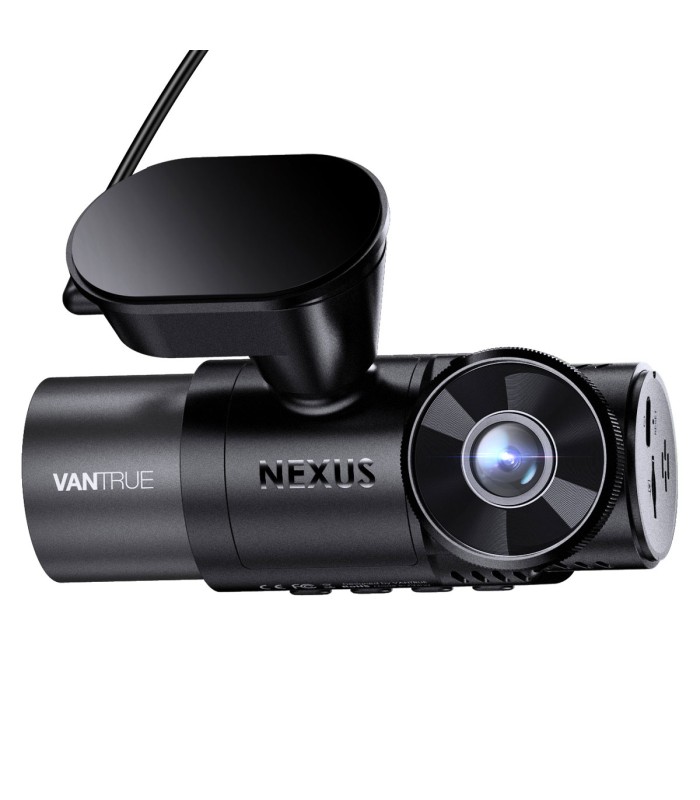 Vantrue N2X-Dashcam Doppia 2.7K + 1080P-GPS, Wi-Fi Visione Notturna IR