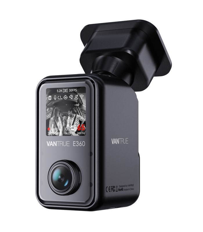 Vantrue E360 ACE - 5.2K 360° - Cloud Dash Cam - SectorCam.it