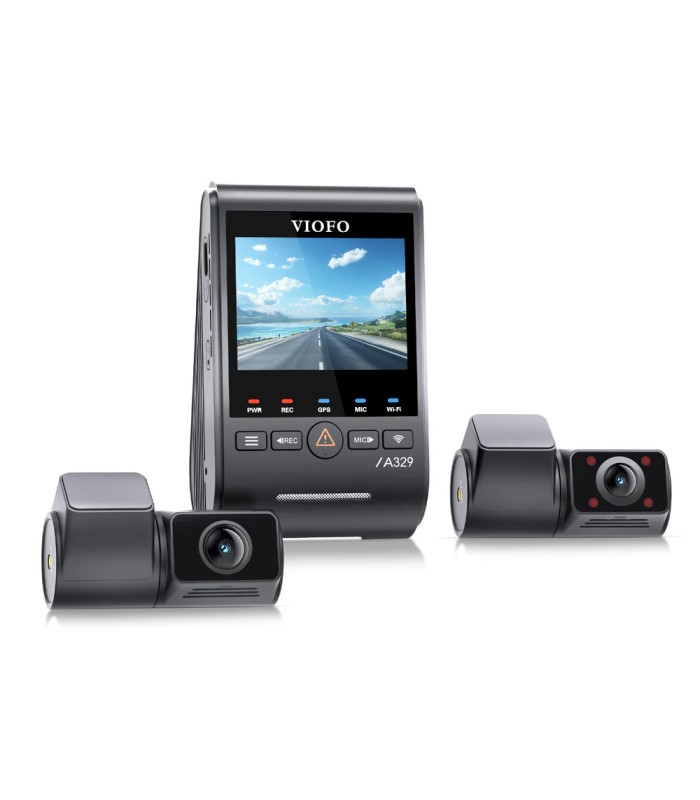 VIOFO A329S - 3CH - 4K+2K 210° IR + 2K - Starvis2 HDR - TAXI DashCam