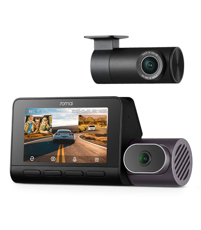 70mai T800-3CH-Dual 4K HDR-Starvis2-Rilevamento AI-4G LTE-sectorcam.it