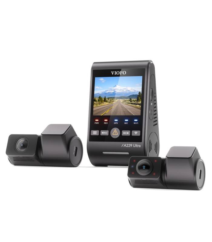 VIOFO A229 ULTRA-3CH HDR-4K front+4K retro+FullHD IR-Starvis 2-SectorCam.it