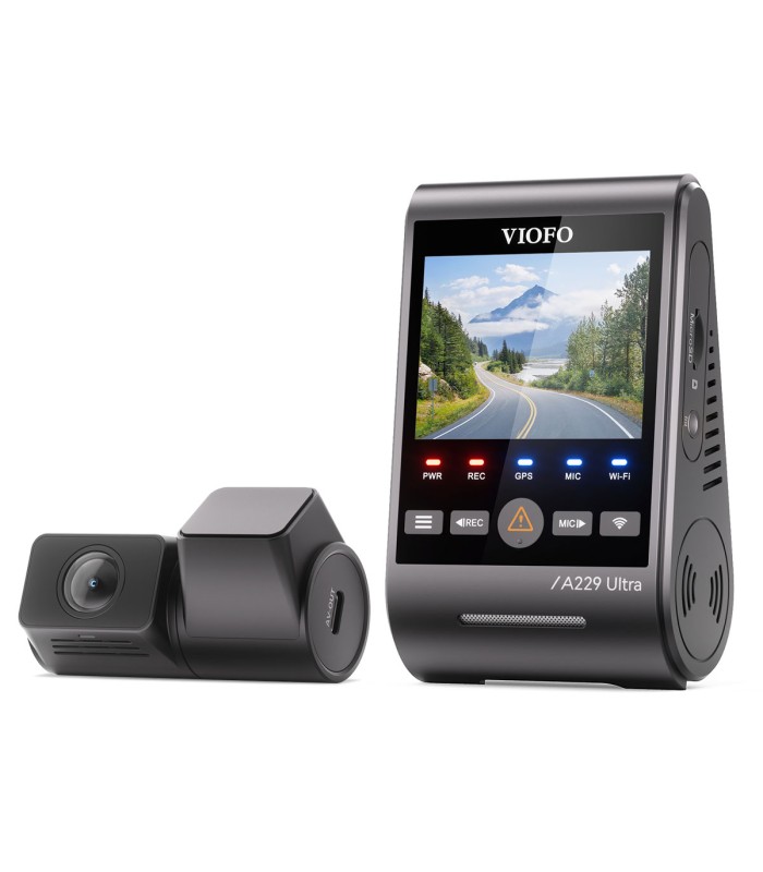 VIOFO A229 ULTRA-2CH 4K HDR-WiFi-GPS-Sony Starvis 2 DashCam-SectorCam.it