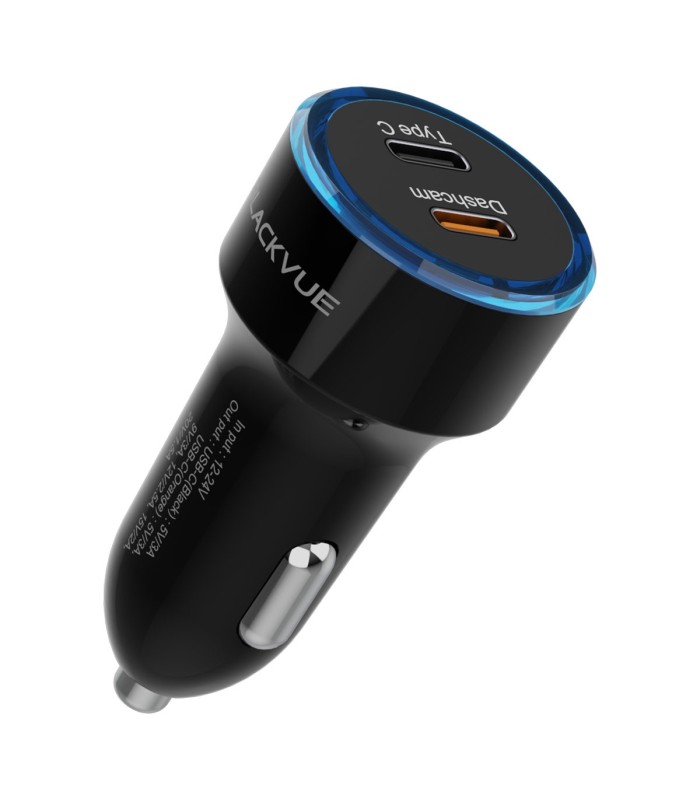 BlackVue-Dual USB-C - Alimentatore dashcam accendisigari-sectorcam.it