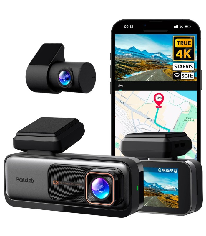 Botslab G980H PRO - 4K UHD + 2K - AI ADAS DashCam