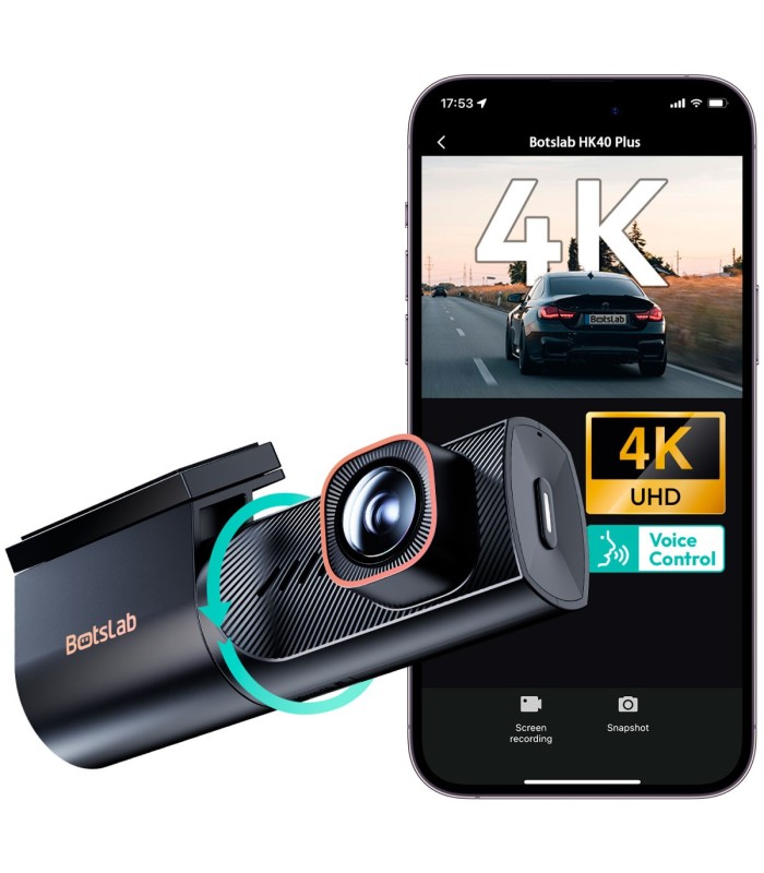 Botslab HK40 PLUS 4K UHD - Visione notturna WiFi DashCam