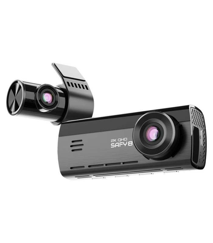Safy8 DashCam 2K professionale AI Night Vision-WiFi-GPS-sectorcam.it
