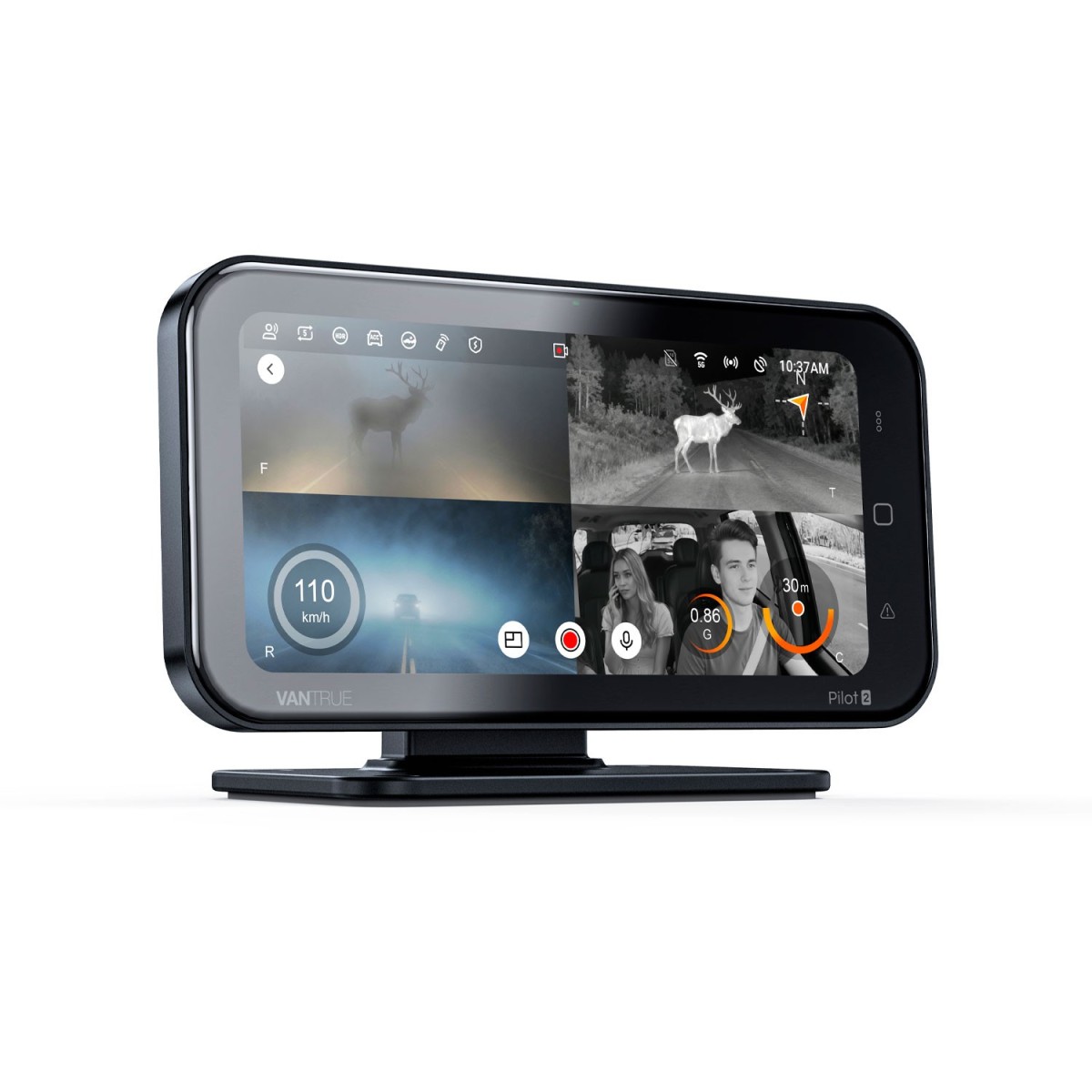 Vantrue Pilot 2 - 4CH 2K HDR + Dashcam Telecamera-carpalay e android auto