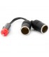Doppia Presa Accendisigari - Dual splitter 12V 10A