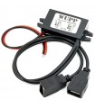 Convertitore DC Universale 12V - USB 5V 3A