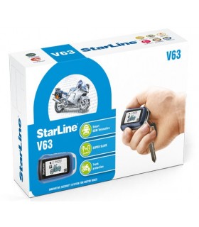 StarLine V63 - 2 way-Dialog Code-MotorBike Security System